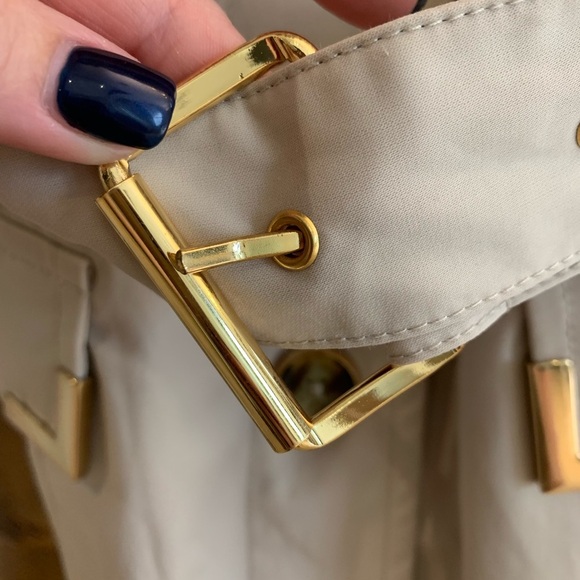 Michael Kors Trench Coat NWOT S - Picture 6 of 11